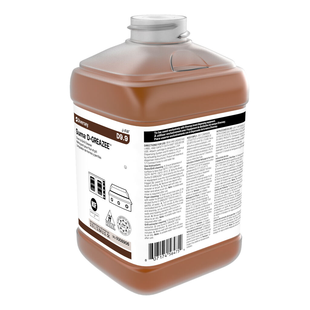 SUMA Suma® Eden™ D4.5 D4.5, 64oz, 4/CT - Antimicrobial Fruit and